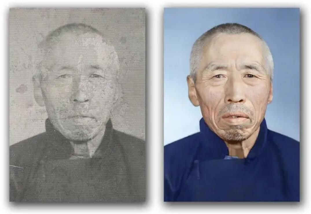 西湖破损照片修复-56